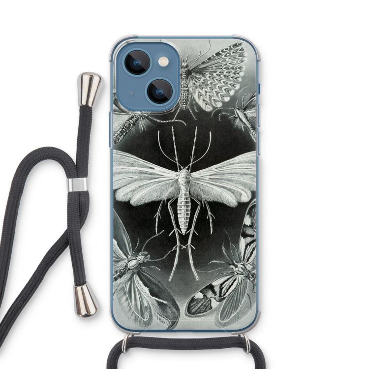 Haeckel Tineida: iPhone 13 mini Transparant Hoesje met koord