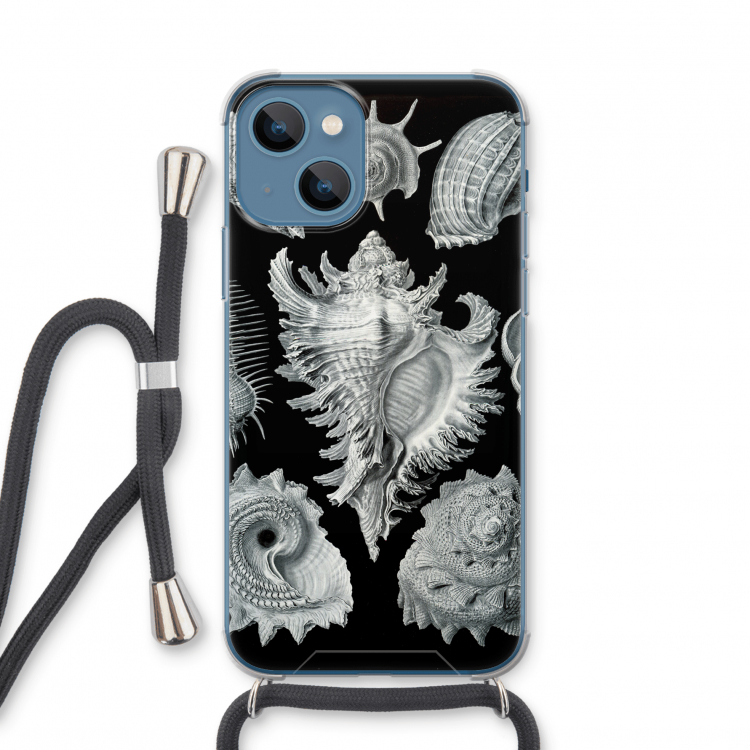 Haeckel Prosobranchia: iPhone 13 mini Transparant Hoesje met koord