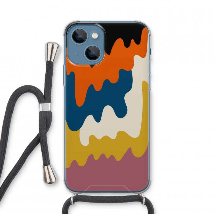 Baar A: iPhone 13 mini Transparant Hoesje met koord