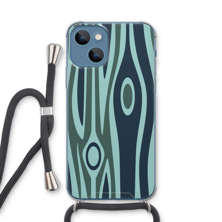 Bast B: iPhone 13 mini Transparant Hoesje met koord