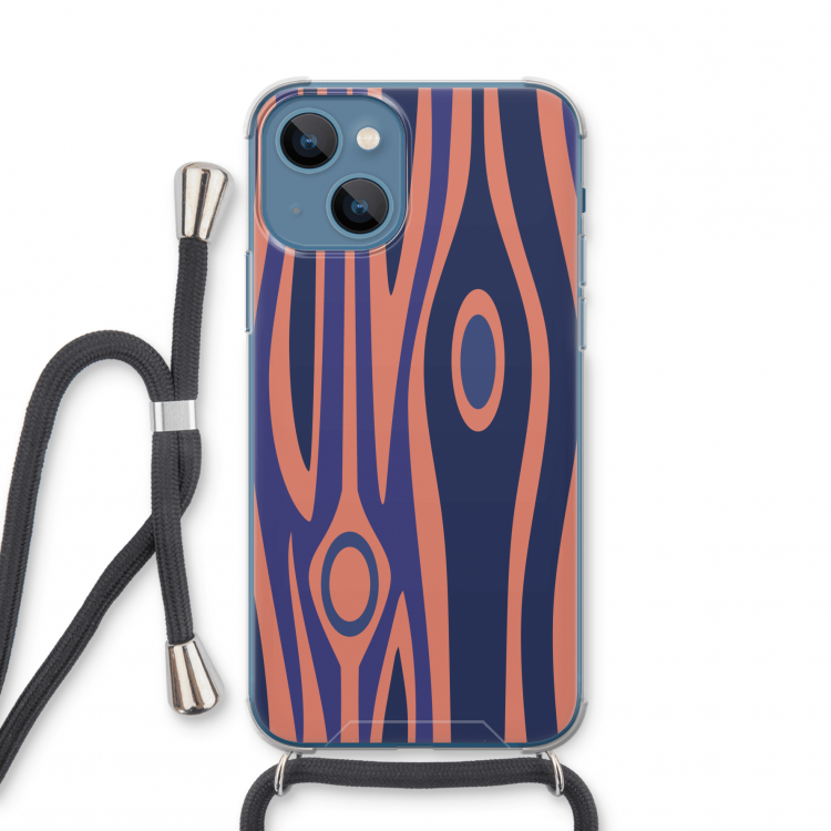 Bast A: iPhone 13 mini Transparant Hoesje met koord