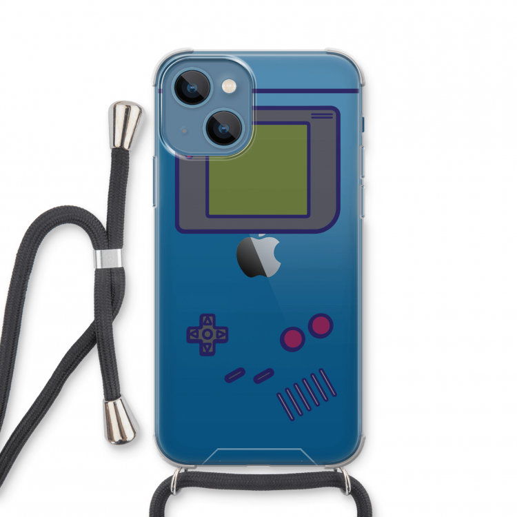 Game On: iPhone 13 mini Transparant Hoesje met koord