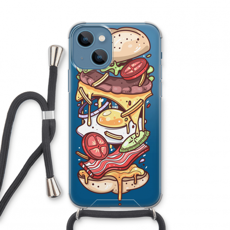 Diet Coke Please: iPhone 13 mini Transparant Hoesje met koord