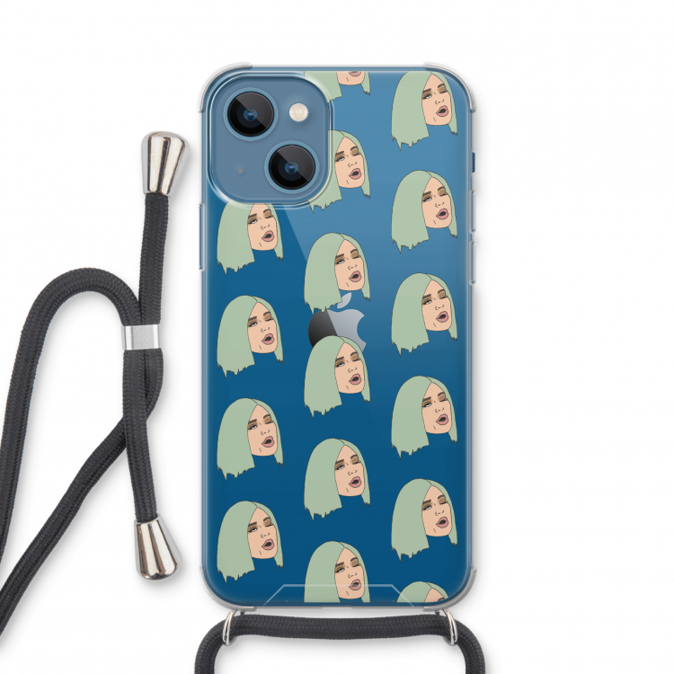 King Kylie: iPhone 13 mini Transparant Hoesje met koord