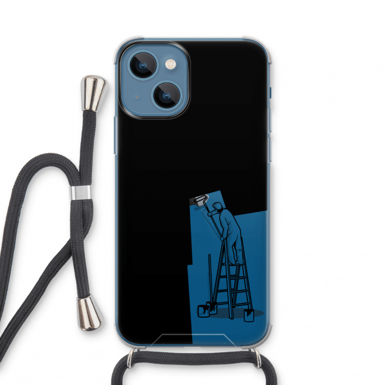 Musketon Painter: iPhone 13 mini Transparant Hoesje met koord