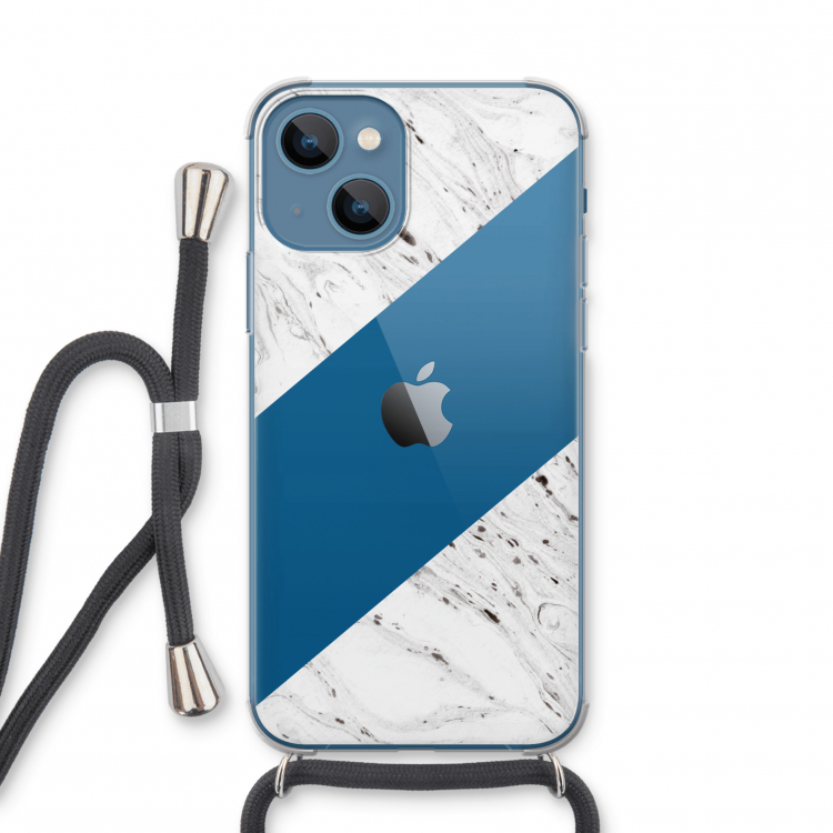 Biggest stripe: iPhone 13 mini Transparant Hoesje met koord