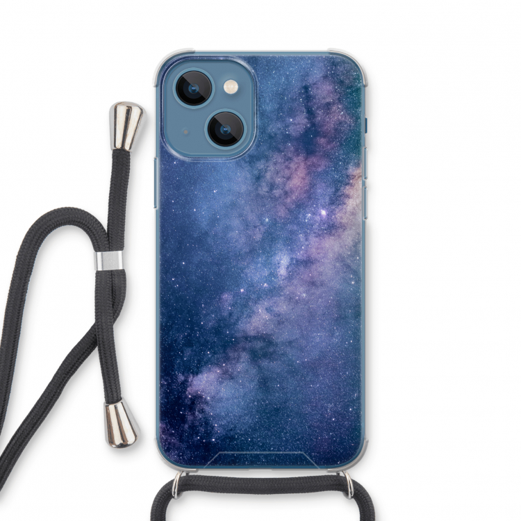 Nebula: iPhone 13 mini Transparant Hoesje met koord