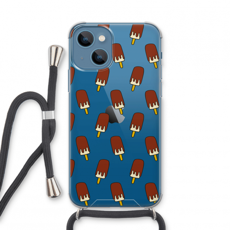 Yummy: iPhone 13 mini Transparant Hoesje met koord