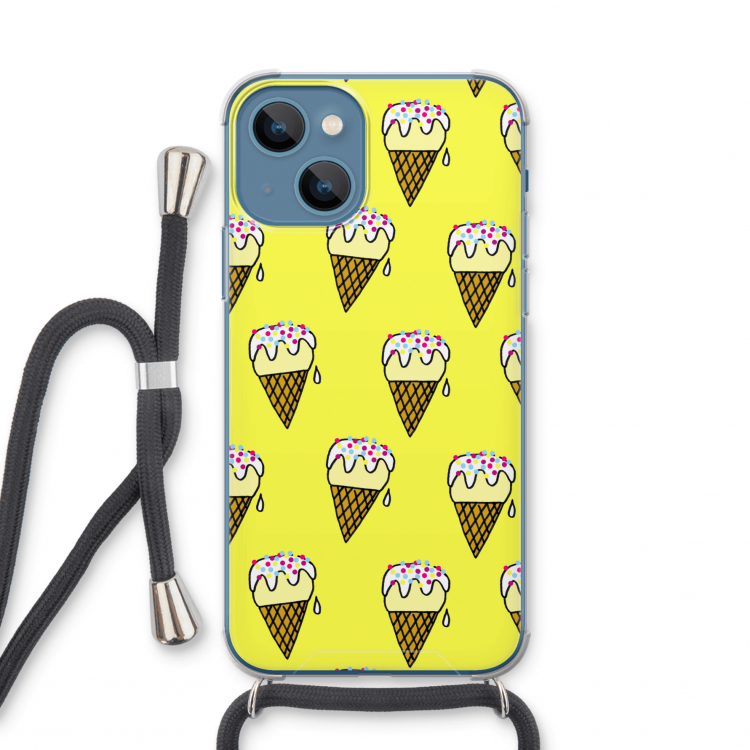 Isjes: iPhone 13 mini Transparant Hoesje met koord