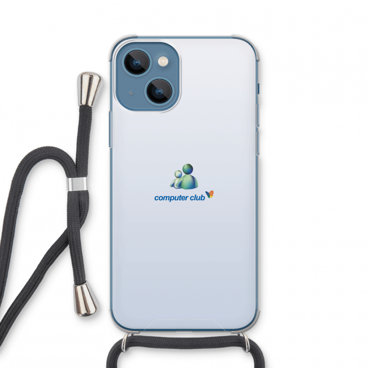 MSN: iPhone 13 mini Transparant Hoesje met koord