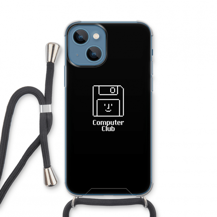 Hello: iPhone 13 mini Transparant Hoesje met koord