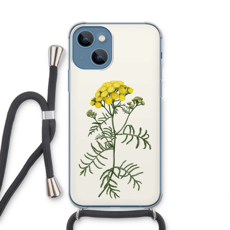 Tansy: iPhone 13 mini Transparant Hoesje met koord