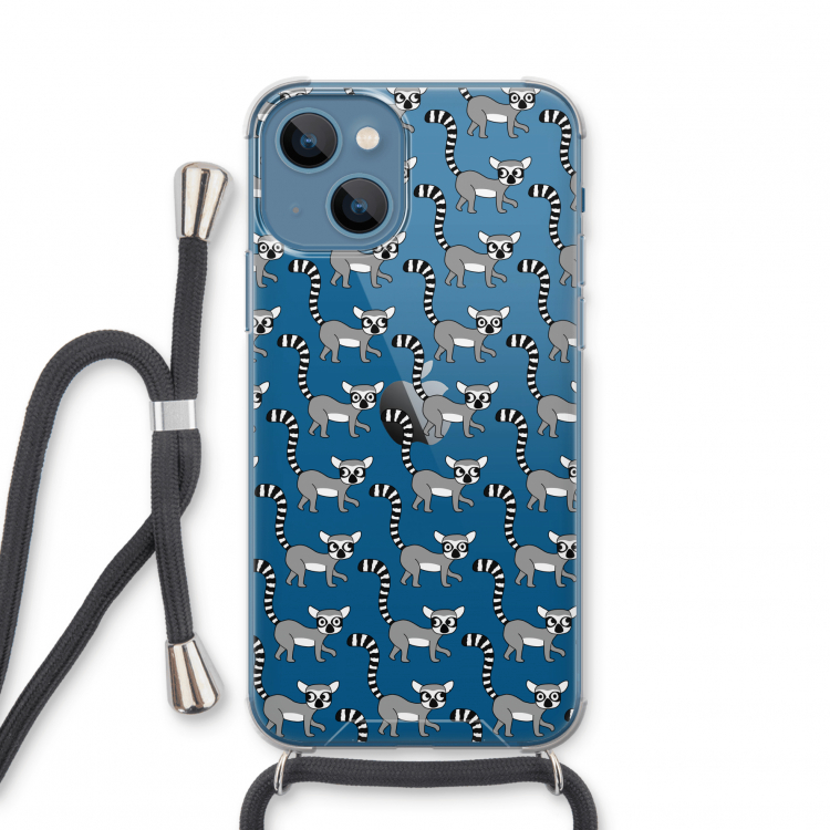 Makis: iPhone 13 mini Transparant Hoesje met koord