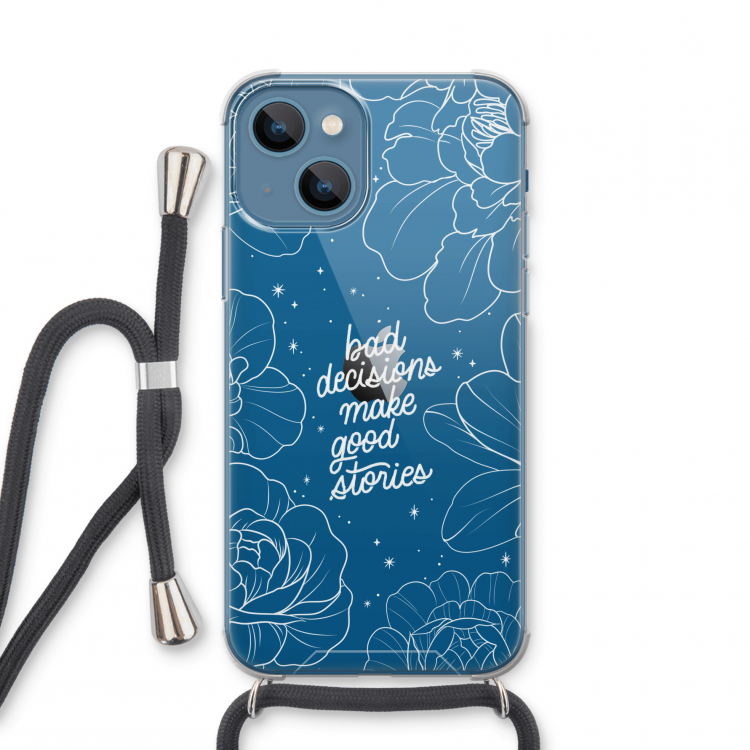 Good stories: iPhone 13 mini Transparant Hoesje met koord