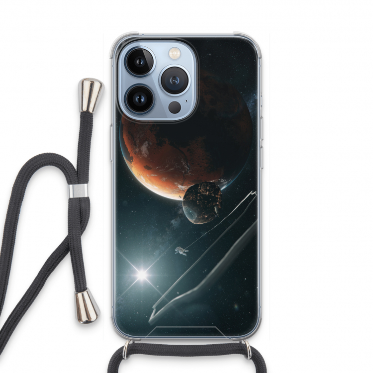 Mars Renaissance: iPhone 13 Pro Transparant Hoesje met koord