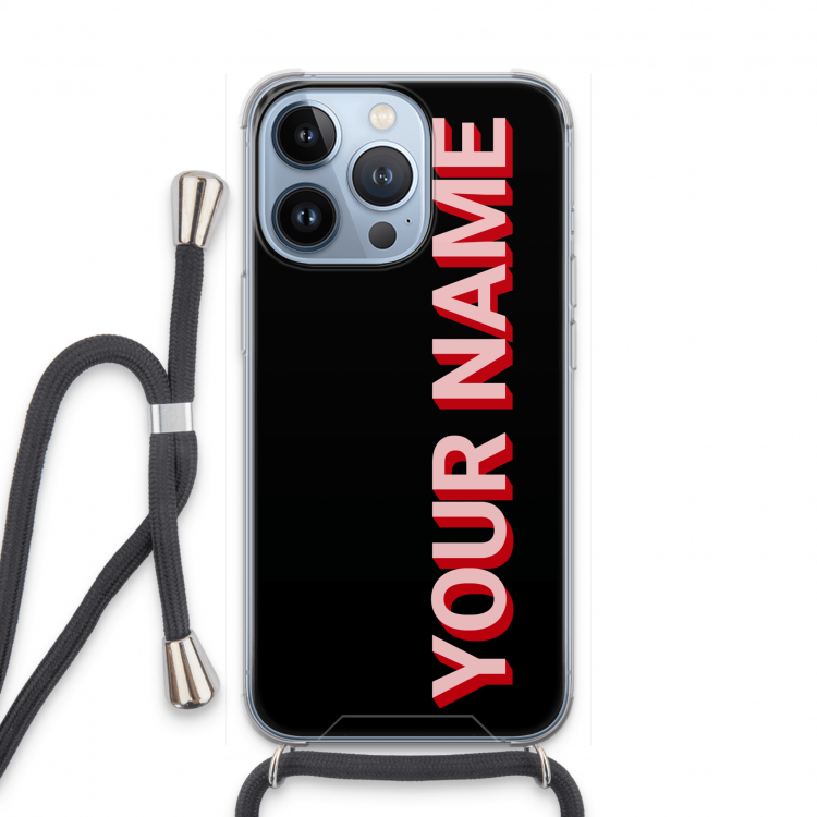 Namecase: iPhone 13 Pro Transparant Hoesje met koord