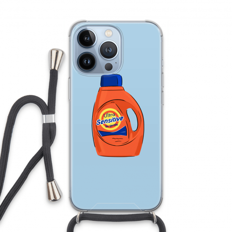 Ultra Sensitive: iPhone 13 Pro Transparant Hoesje met koord