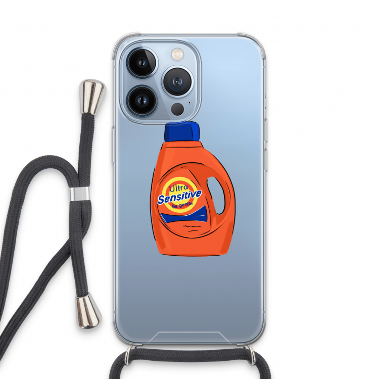 Ultra Sensitive: iPhone 13 Pro Transparant Hoesje met koord