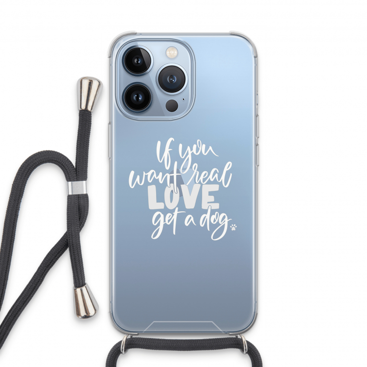 Partner in crime: iPhone 13 Pro Transparant Hoesje met koord