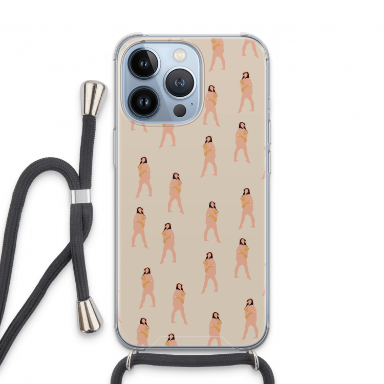 You're so golden: iPhone 13 Pro Transparant Hoesje met koord