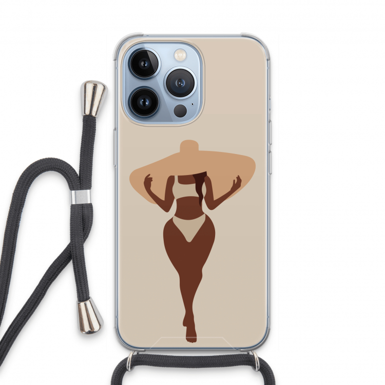 Let's get salty: iPhone 13 Pro Transparant Hoesje met koord