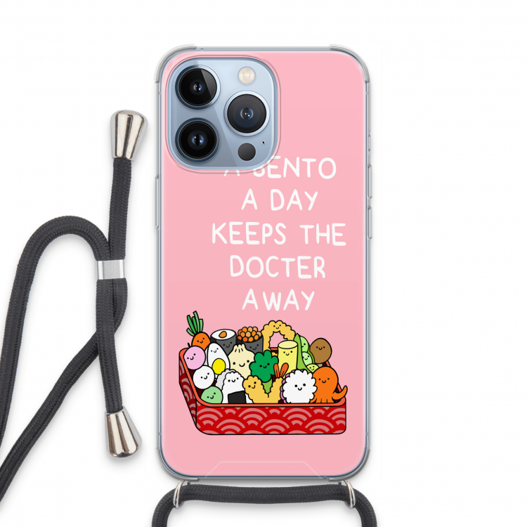 Bento a day: iPhone 13 Pro Transparant Hoesje met koord