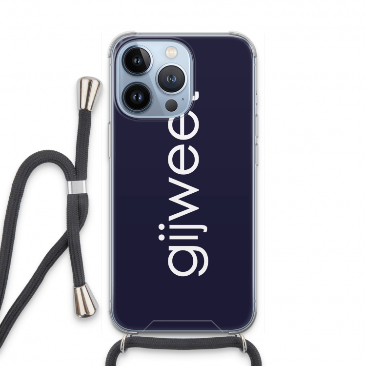 Gijweet: iPhone 13 Pro Transparant Hoesje met koord