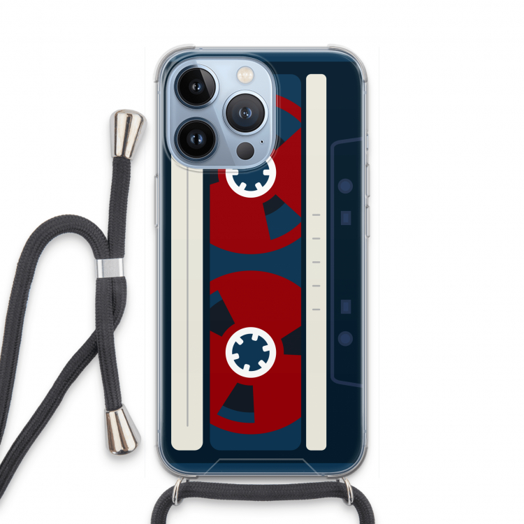 Here's your tape: iPhone 13 Pro Transparant Hoesje met koord