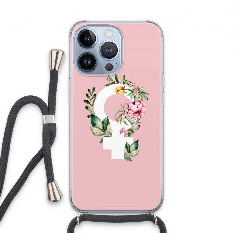 Venus: iPhone 13 Pro Transparant Hoesje met koord