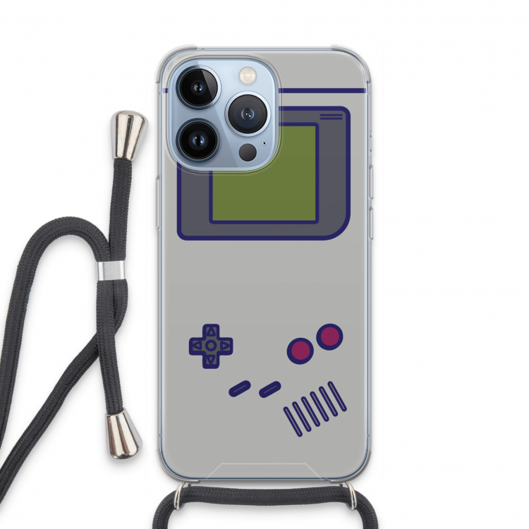 Game On: iPhone 13 Pro Transparant Hoesje met koord