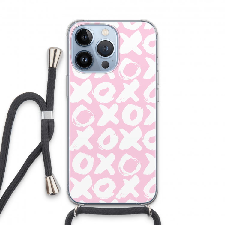 XOXO: iPhone 13 Pro Transparant Hoesje met koord