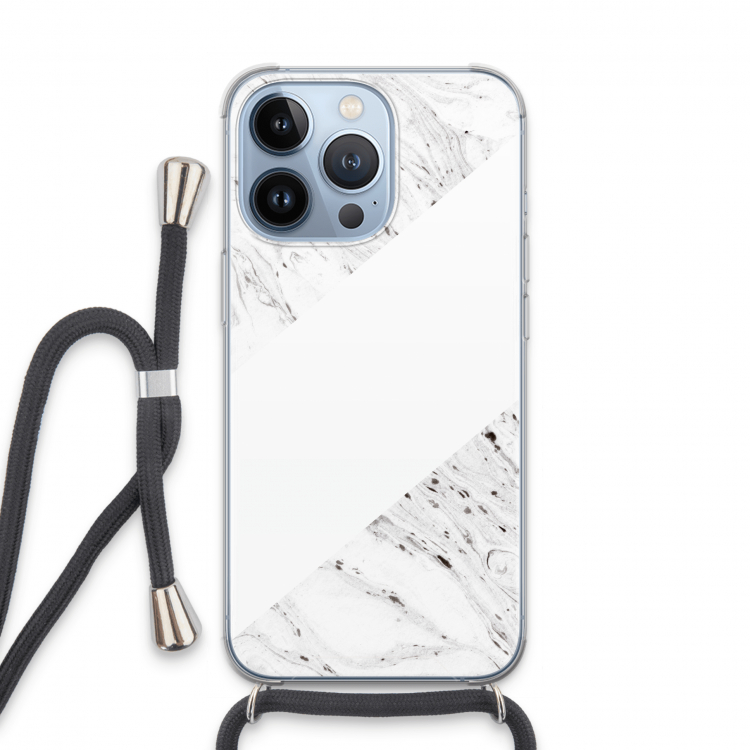 Biggest stripe: iPhone 13 Pro Transparant Hoesje met koord