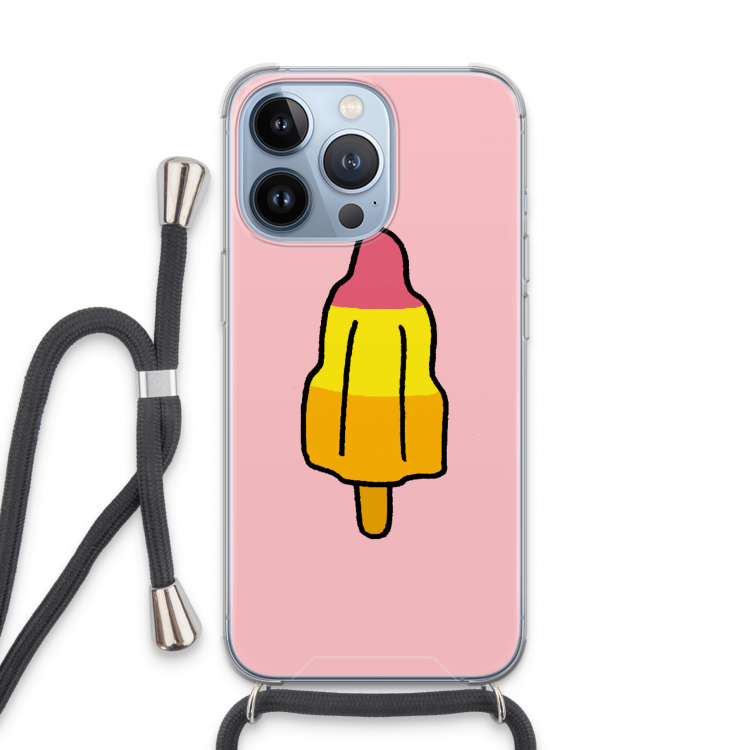 Raketijsje: iPhone 13 Pro Transparant Hoesje met koord