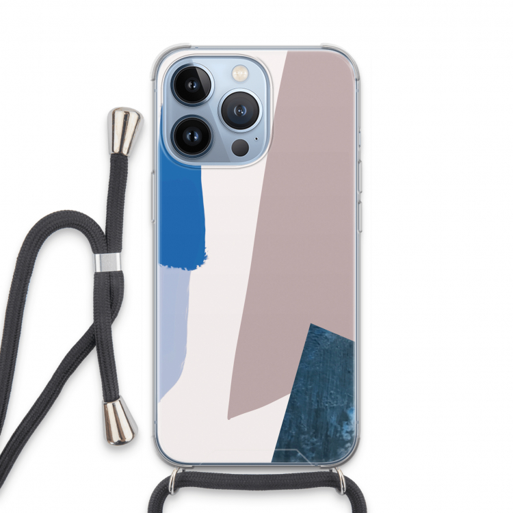 Lapis: iPhone 13 Pro Transparant Hoesje met koord