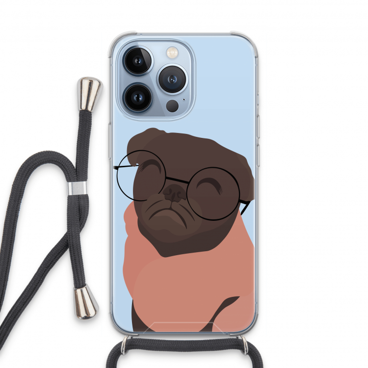 Ludo: iPhone 13 Pro Transparant Hoesje met koord