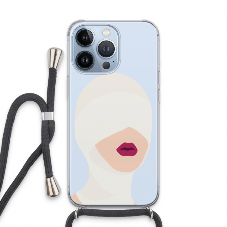 Incognito: iPhone 13 Pro Transparant Hoesje met koord
