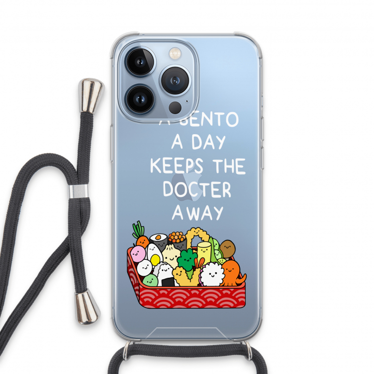 Bento a day: iPhone 13 Pro Transparant Hoesje met koord