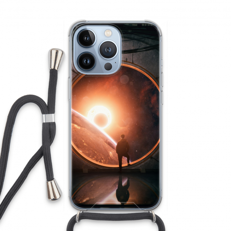 Ephemeral: iPhone 13 Pro Transparant Hoesje met koord