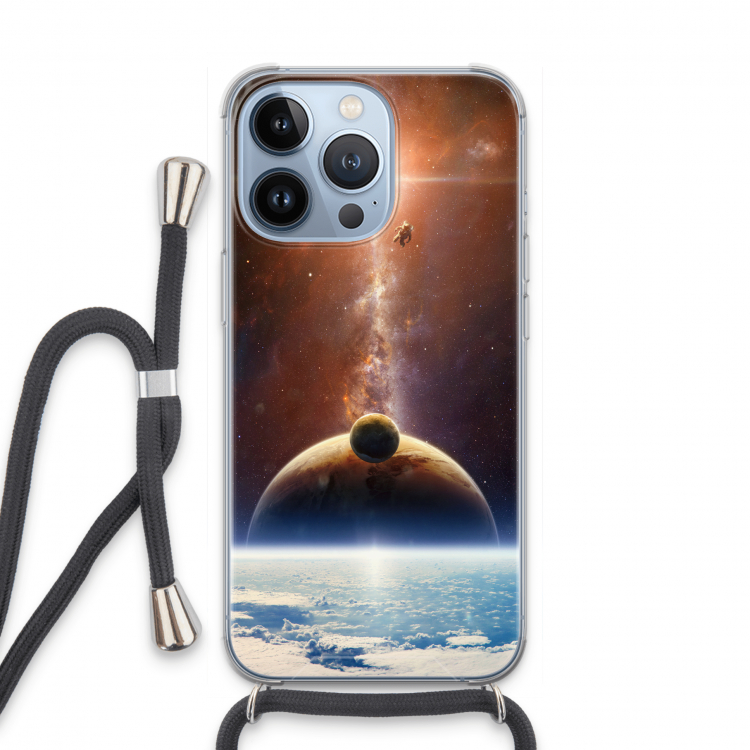 Omicron 2019: iPhone 13 Pro Transparant Hoesje met koord