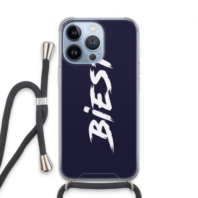 Biest: iPhone 13 Pro Transparant Hoesje met koord