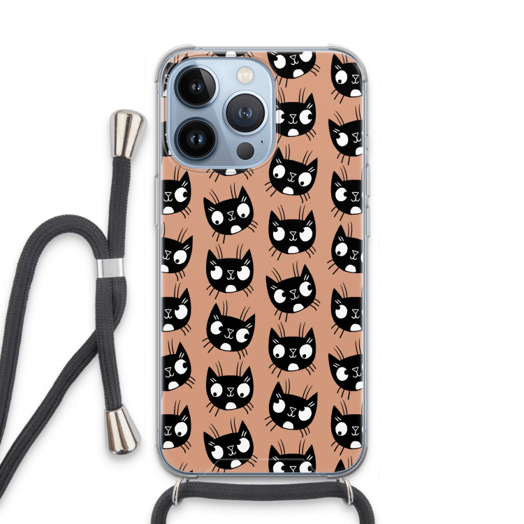Kat: iPhone 13 Pro Transparant Hoesje met koord