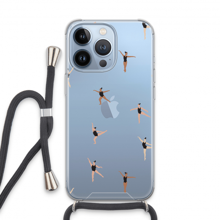 Dancing #1: iPhone 13 Pro Transparant Hoesje met koord