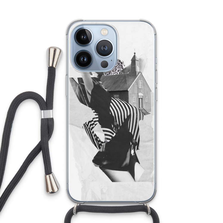 House: iPhone 13 Pro Transparant Hoesje met koord
