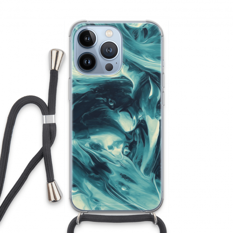 Dreaming About Whales: iPhone 13 Pro Transparant Hoesje met koord