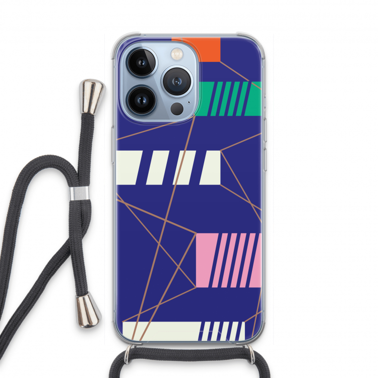 Gestalte 5: iPhone 13 Pro Transparant Hoesje met koord