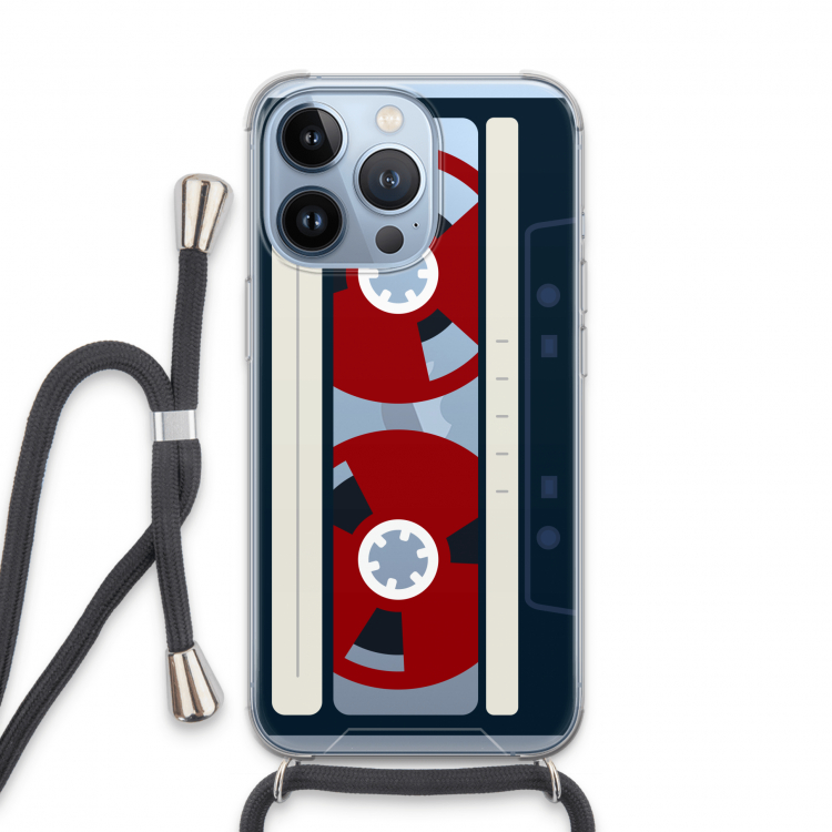 Here's your tape: iPhone 13 Pro Transparant Hoesje met koord