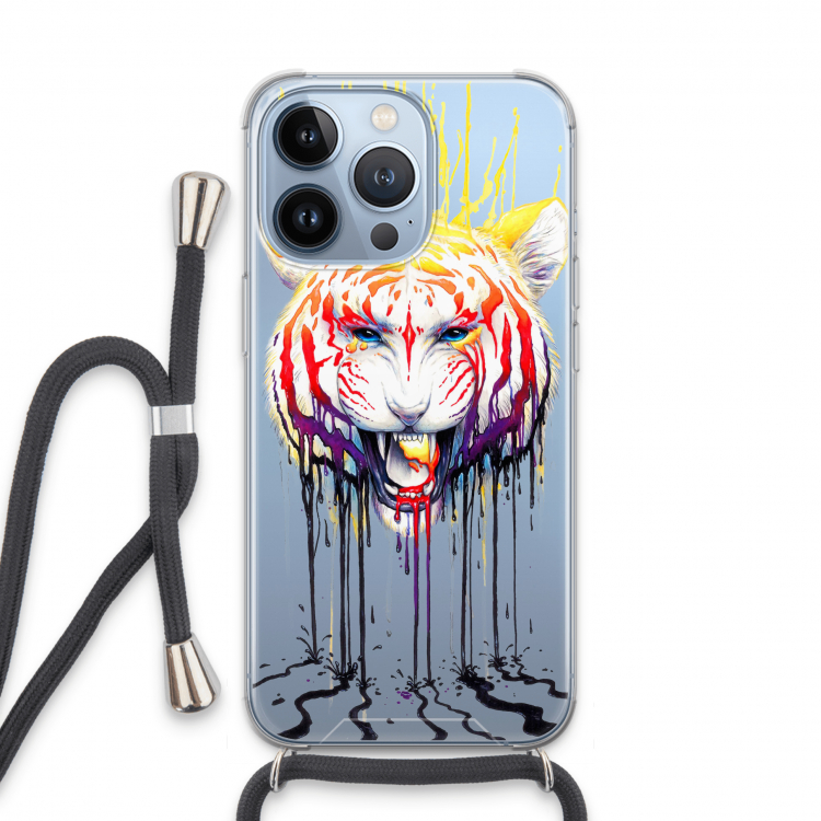 Fading: iPhone 13 Pro Transparant Hoesje met koord