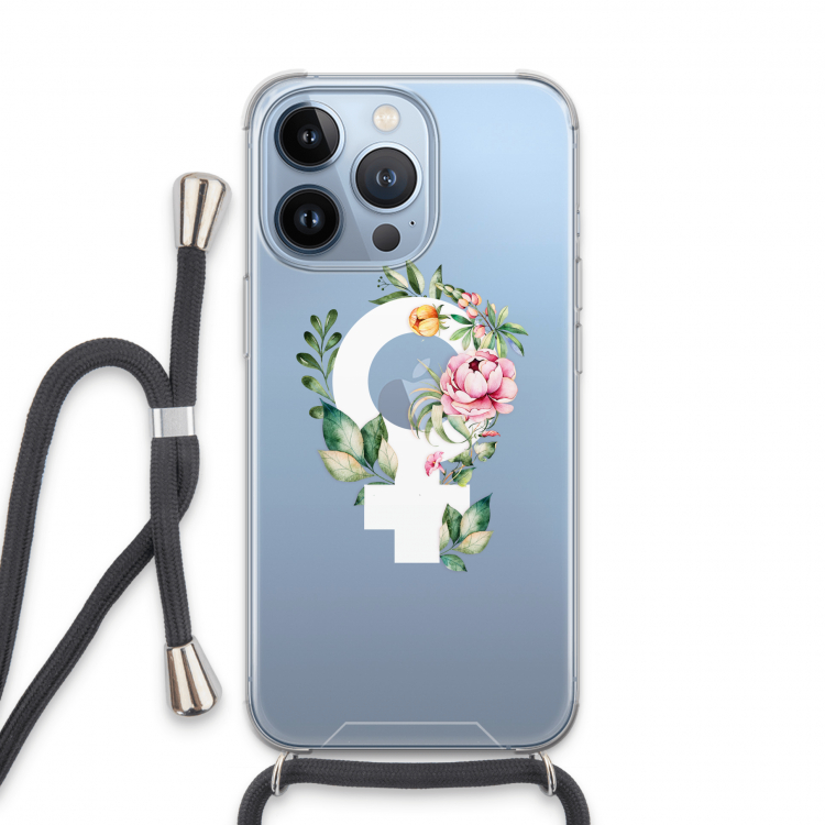 Venus: iPhone 13 Pro Transparant Hoesje met koord