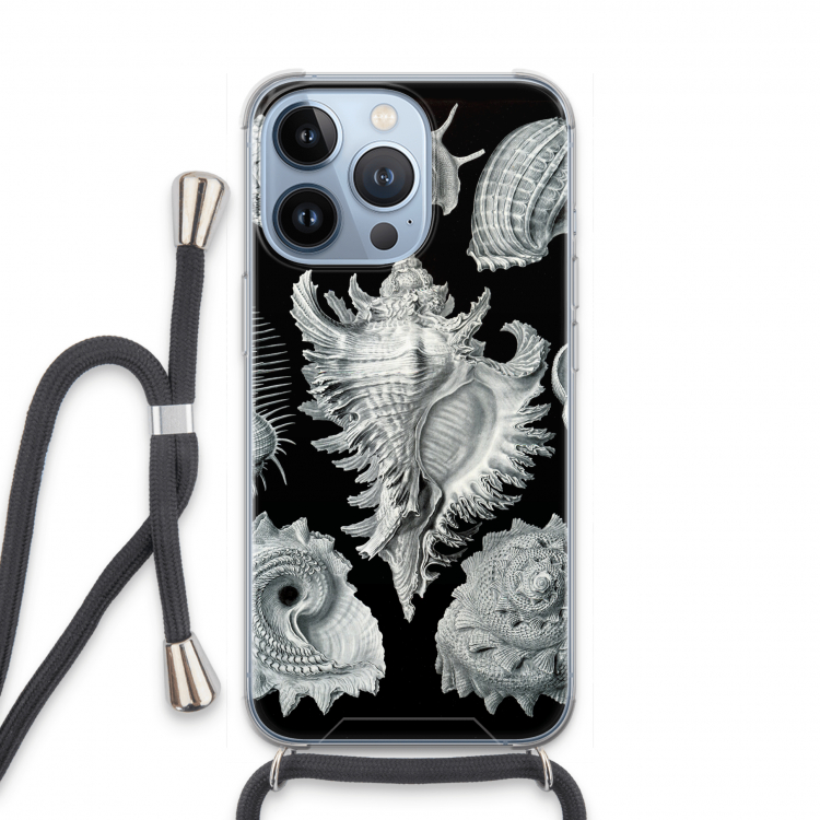 Haeckel Prosobranchia: iPhone 13 Pro Transparant Hoesje met koord