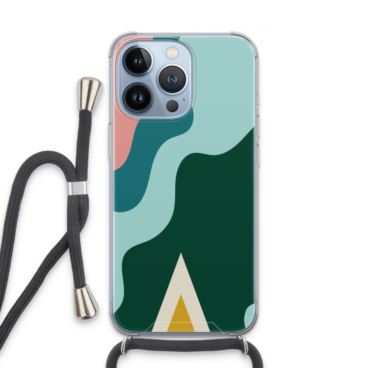 Noor B: iPhone 13 Pro Transparant Hoesje met koord